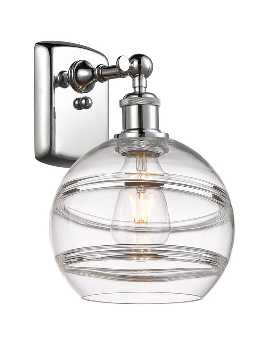 Innovations 516-1W-PC-G556-8CL One Light Wall Sconce, Polished Chrome