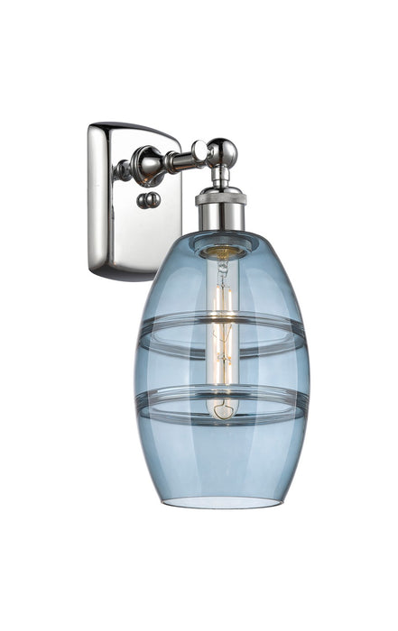 Innovations 516-1W-PC-G557-6BL One Light Wall Sconce, Polished Chrome