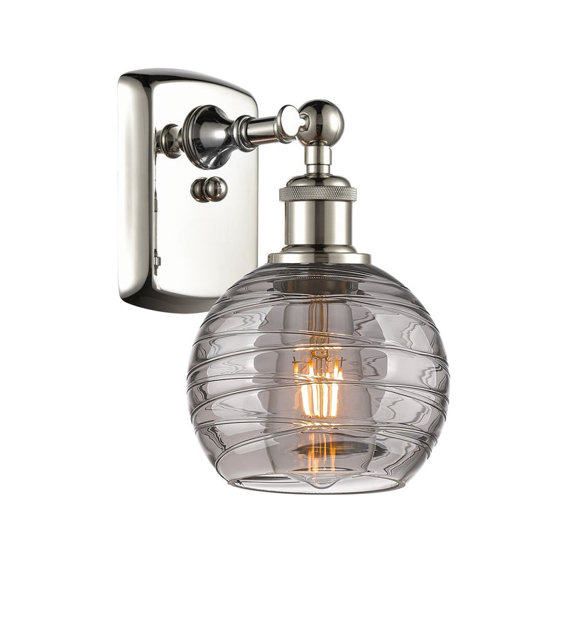 Innovations 516-1W-PN-G1213-6SM One Light Wall Sconce, Polished Nickel