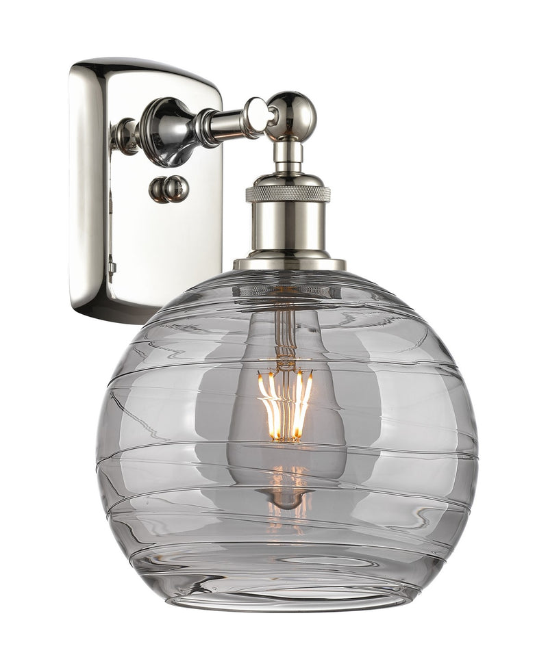 Innovations 516-1W-PN-G1213-8SM One Light Wall Sconce, Polished Nickel