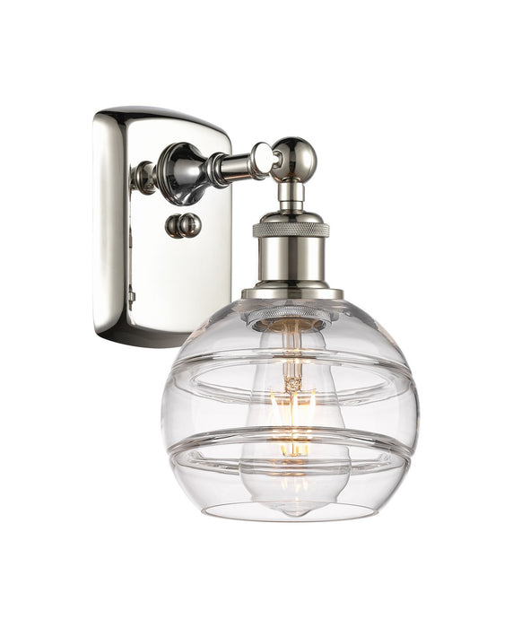Innovations 516-1W-PN-G556-6CL One Light Wall Sconce, Polished Nickel