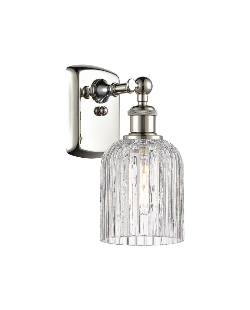 Innovations 516-1W-PN-G559-5CL One Light Wall Sconce, Polished Nickel