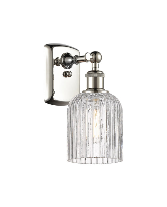 Innovations 516-1W-PN-G559-5CL One Light Wall Sconce, Polished Nickel