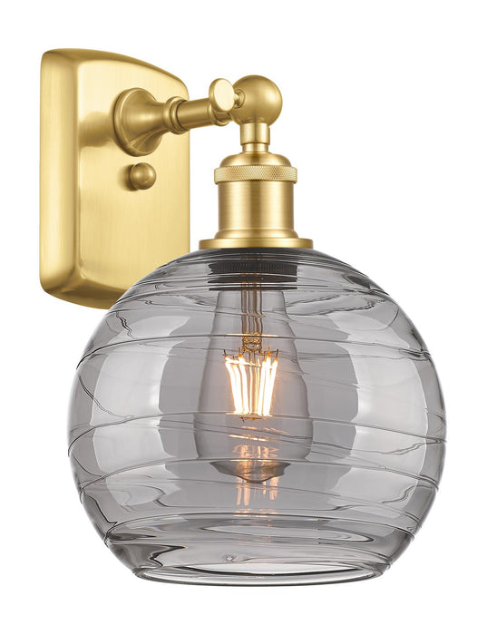 Innovations 516-1W-SG-G1213-8SM One Light Wall Sconce, Satin Gold