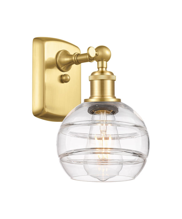 Innovations 516-1W-SG-G556-6CL One Light Wall Sconce, Satin Gold