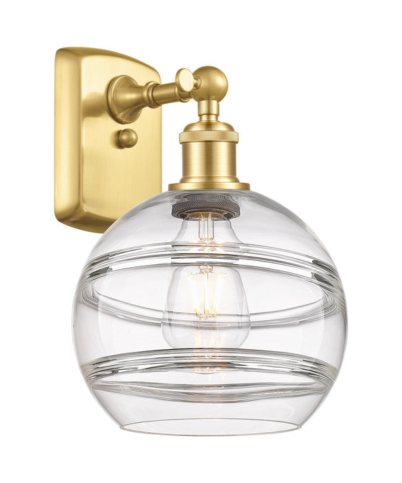 Innovations 516-1W-SG-G556-8CL One Light Wall Sconce, Satin Gold