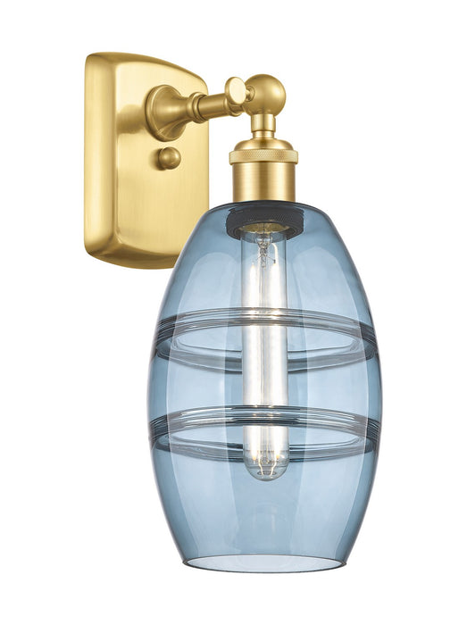 Innovations 516-1W-SG-G557-6BL One Light Wall Sconce, Satin Gold