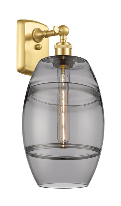 Innovations 516-1W-SG-G557-8SM One Light Wall Sconce, Satin Gold