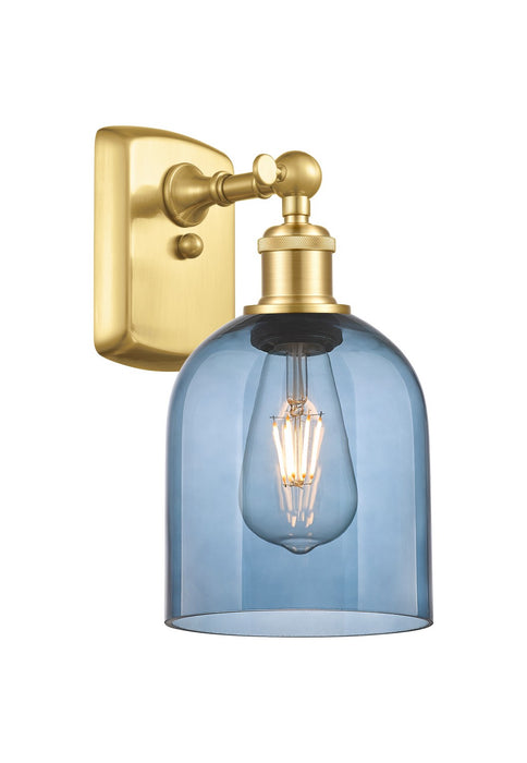 Innovations 516-1W-SG-G558-6BL One Light Wall Sconce, Satin Gold
