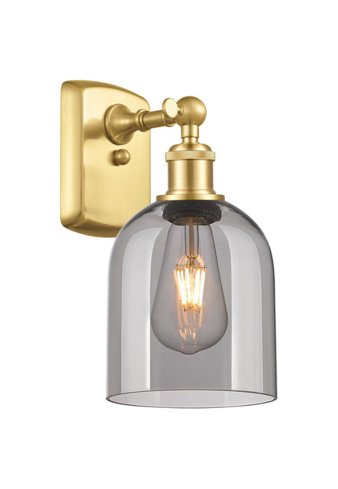 Innovations 516-1W-SG-G558-6SM One Light Wall Sconce, Satin Gold