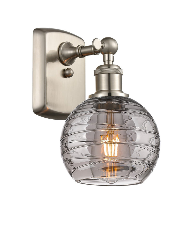 Innovations 516-1W-SN-G1213-6SM One Light Wall Sconce, Brushed Satin Nickel