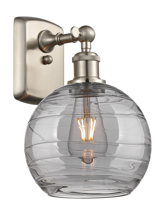 Innovations 516-1W-SN-G1213-8SM One Light Wall Sconce, Brushed Satin Nickel