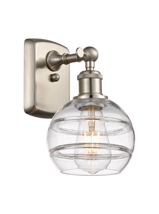 Innovations 516-1W-SN-G556-6CL One Light Wall Sconce, Brushed Satin Nickel