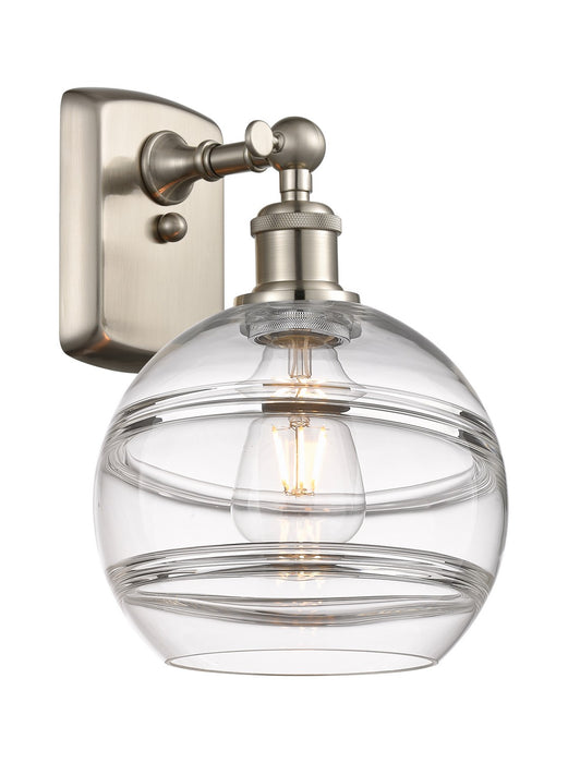 Innovations 516-1W-SN-G556-8CL One Light Wall Sconce, Brushed Satin Nickel