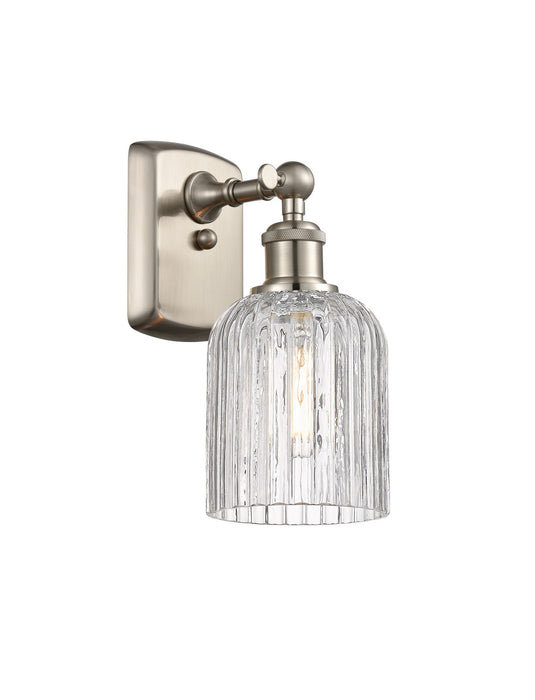 Innovations 516-1W-SN-G559-5CL One Light Wall Sconce, Brushed Satin Nickel