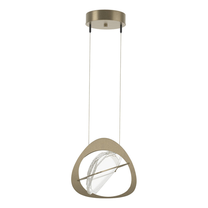Hubbardton Forge 137730-LED-STND-84-ZM0568 LED Pendant, Soft Gold