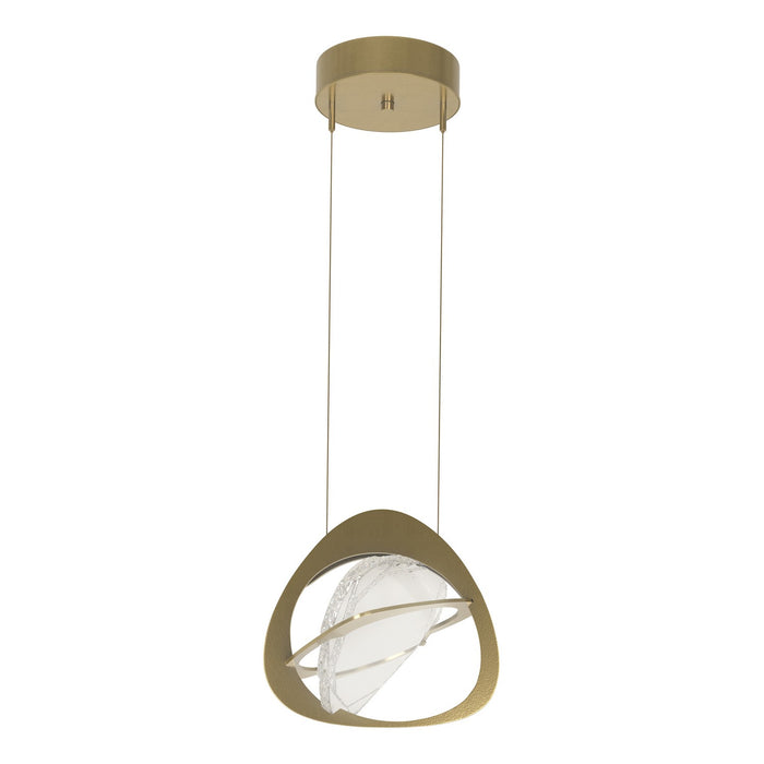 Hubbardton Forge 137730-LED-STND-86-ZM0568 LED Pendant, Modern Brass