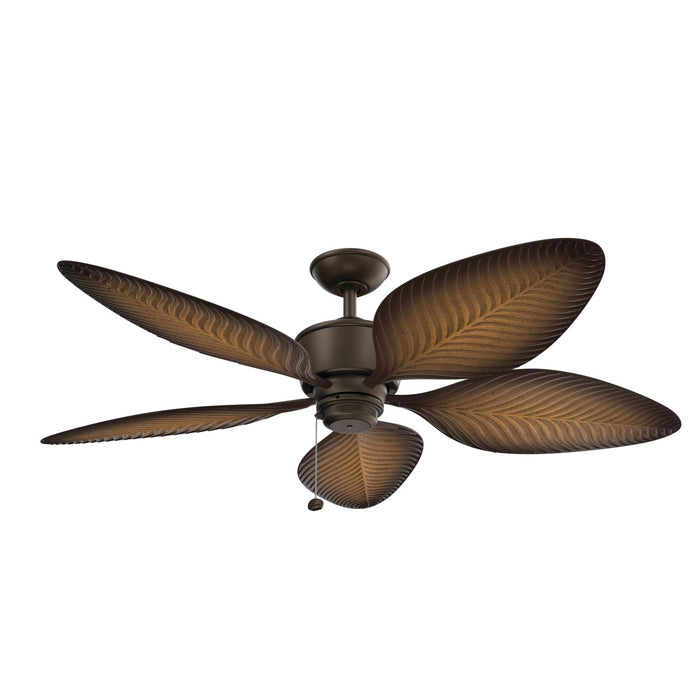 Kichler 310095SNB 56" Ceiling Fan, Satin Natural Bronze