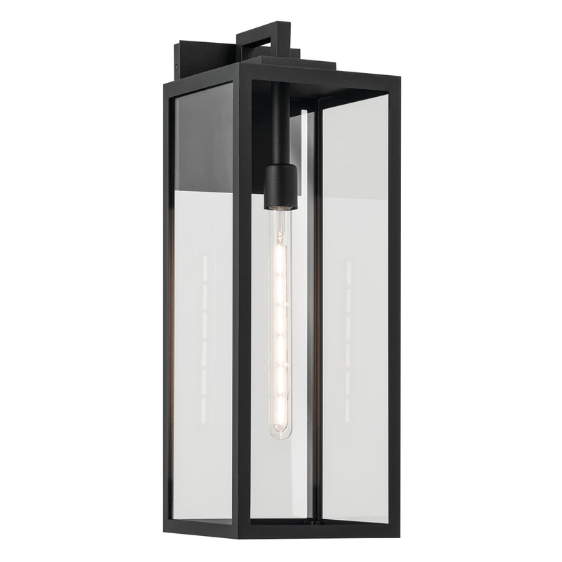 Kichler 59113BKT One Light Outdoor Wall Mount, Textured Black