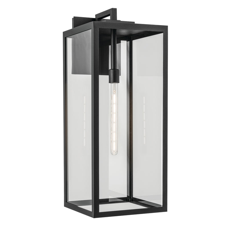 Kichler 59114BKT One Light Outdoor Wall Mount, Textured Black