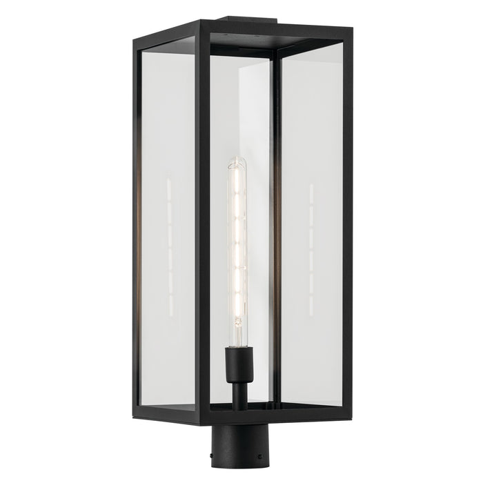 Kichler 59115BKT One Light Outdoor Post Mount, Textured Black