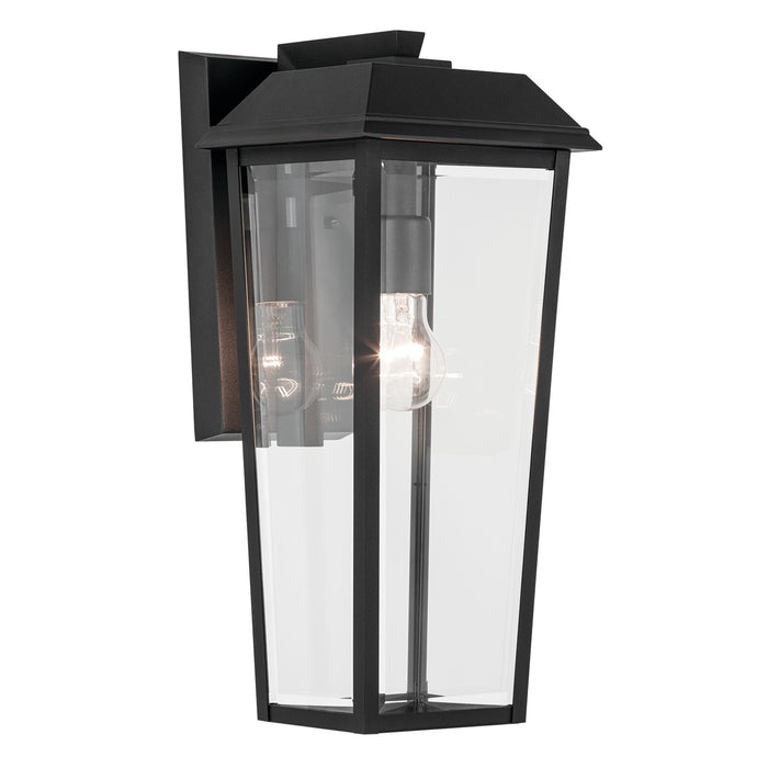 Kichler 59119BKT One Light Outdoor Wall Mount, Textured Black