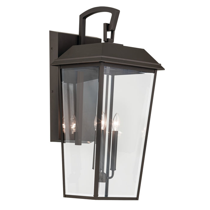 Kichler 59121OZ Three Light Outdoor Wall Mount, Olde Bronze