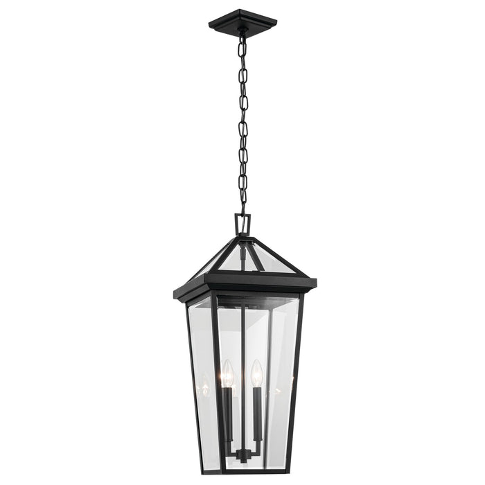 Kichler 59130BKT Two Light Outdoor Pendant, Textured Black