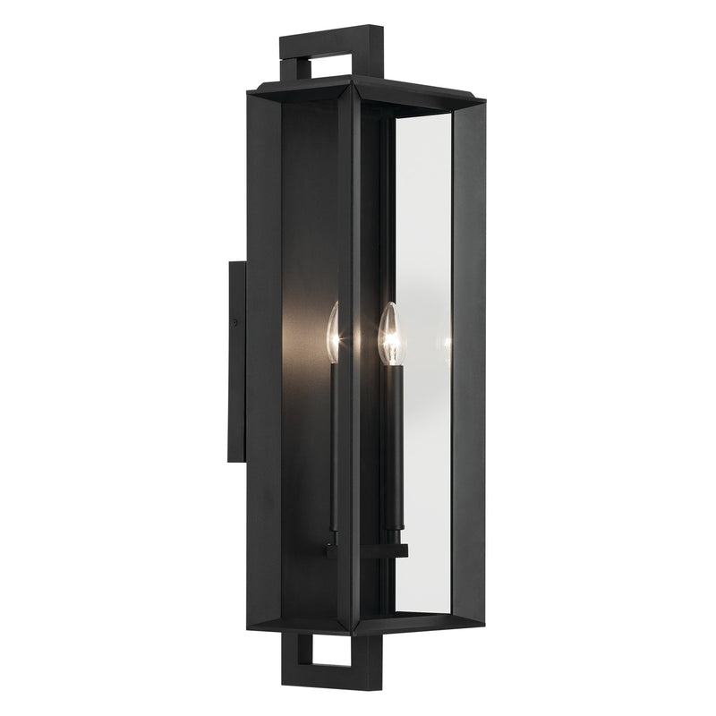 Kichler 59134BKT Two Light Outdoor Wall Mount, Textured Black