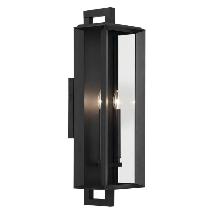 Kichler 59134BKT Two Light Outdoor Wall Mount, Textured Black
