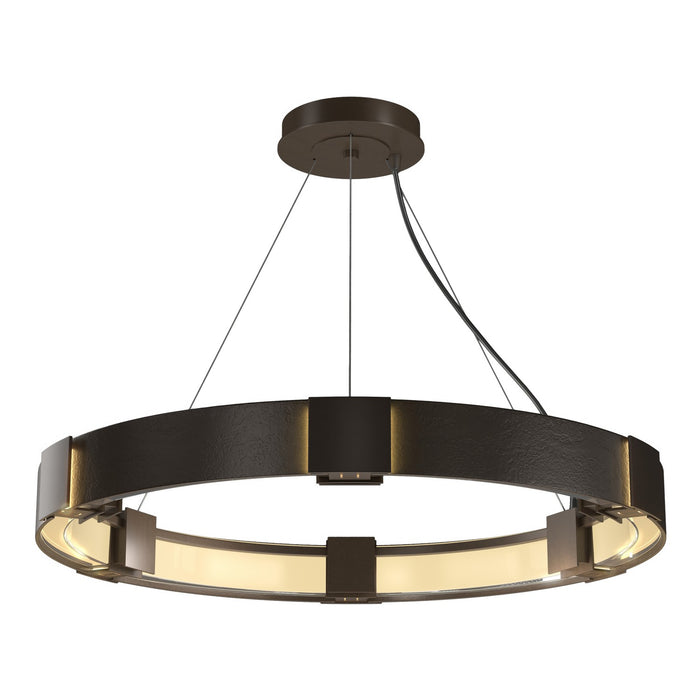Hubbardton Forge 138585-SKT-STND-05-ZM0399 Six Light Pendant, Bronze
