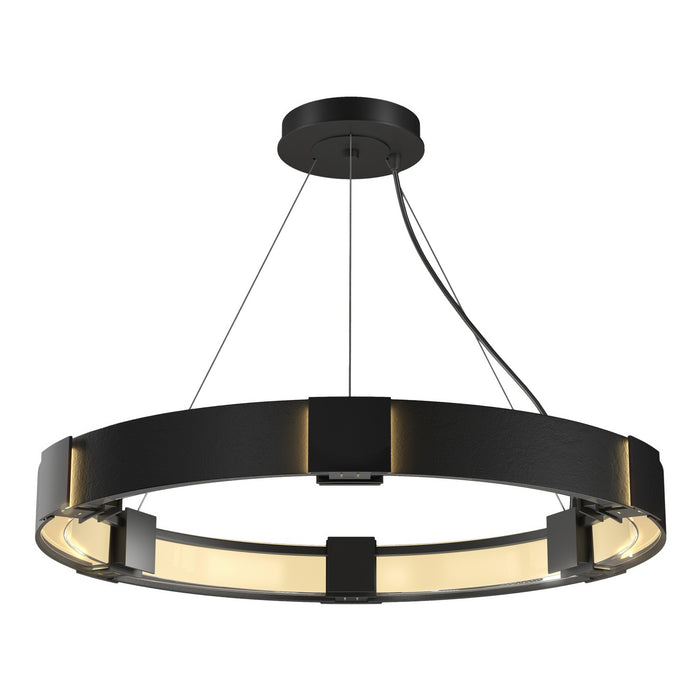 Hubbardton Forge 138585-SKT-STND-10-ZM0399 Six Light Pendant, Black