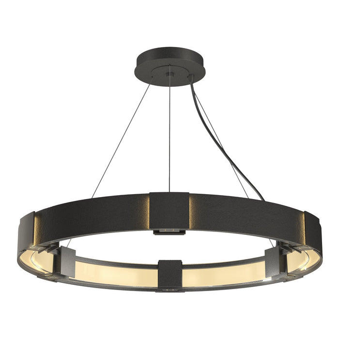 Hubbardton Forge 138585-SKT-STND-20-ZM0399 Six Light Pendant, Natural Iron