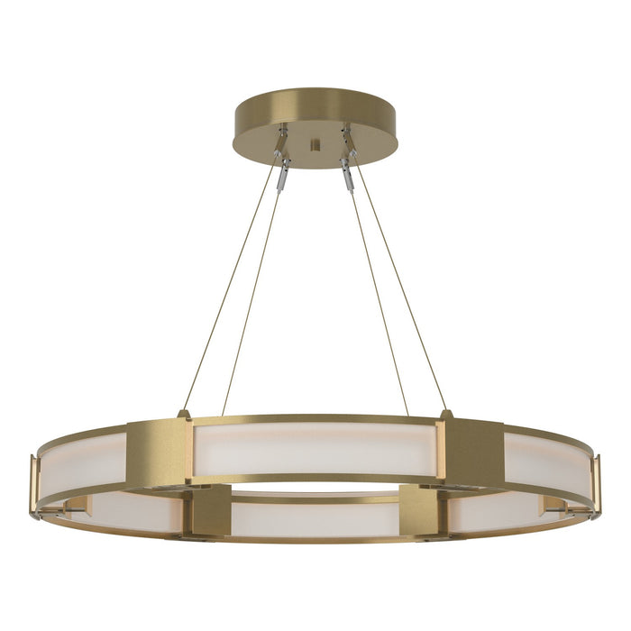 Hubbardton Forge 138588-SKT-STND-86-FD0399 LED Pendant, Modern Brass