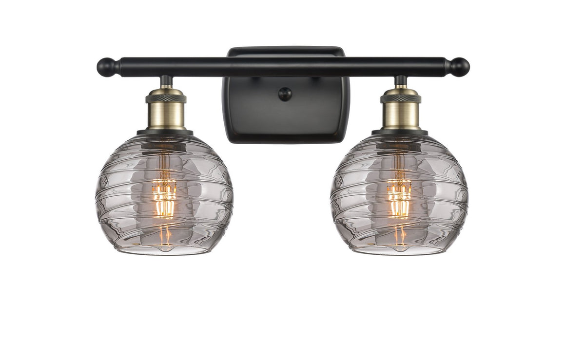 Innovations 516-2W-BAB-G1213-6SM Two Light Bath Vanity, Black Antique Brass