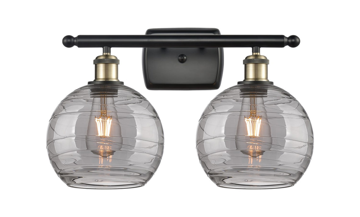 Innovations 516-2W-BAB-G1213-8SM Two Light Bath Vanity, Black Antique Brass