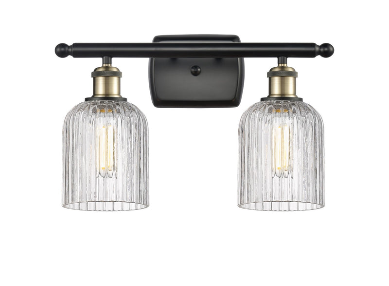 Innovations 516-2W-BAB-G559-5CL Two Light Bath Vanity, Black Antique Brass