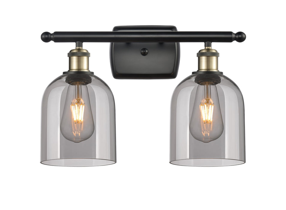 Innovations 516-2W-BAB-G558-6SM Two Light Bath Vanity, Black Antique Brass