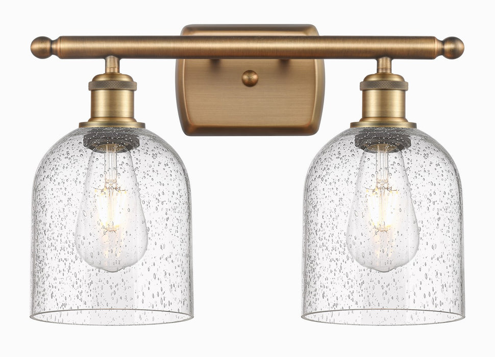 Innovations 516-2W-BB-G558-6SDY Two Light Bath Vanity, Brushed Brass