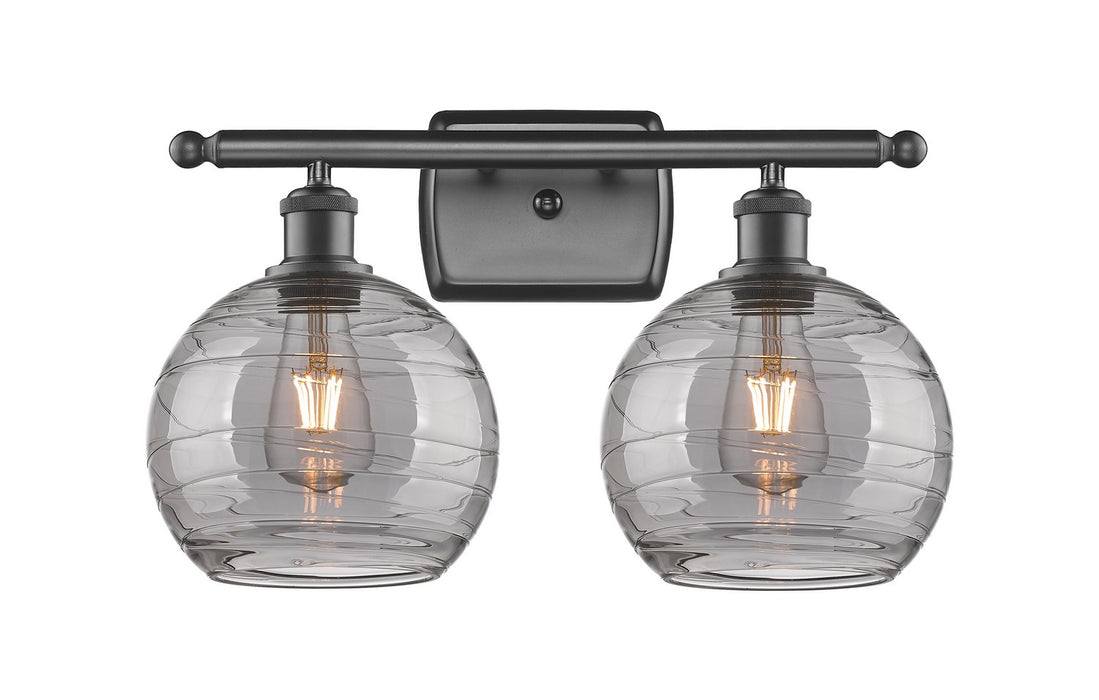 Innovations 516-2W-OB-G1213-8SM Two Light Bath Vanity, Oil Rubbed Bronze