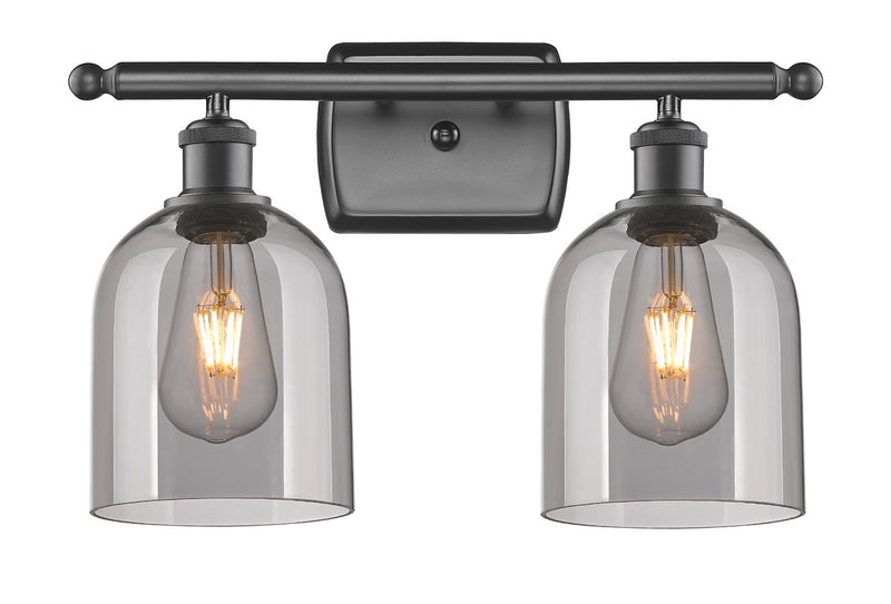 Innovations 516-2W-OB-G558-6SM Two Light Bath Vanity, Oil Rubbed Bronze