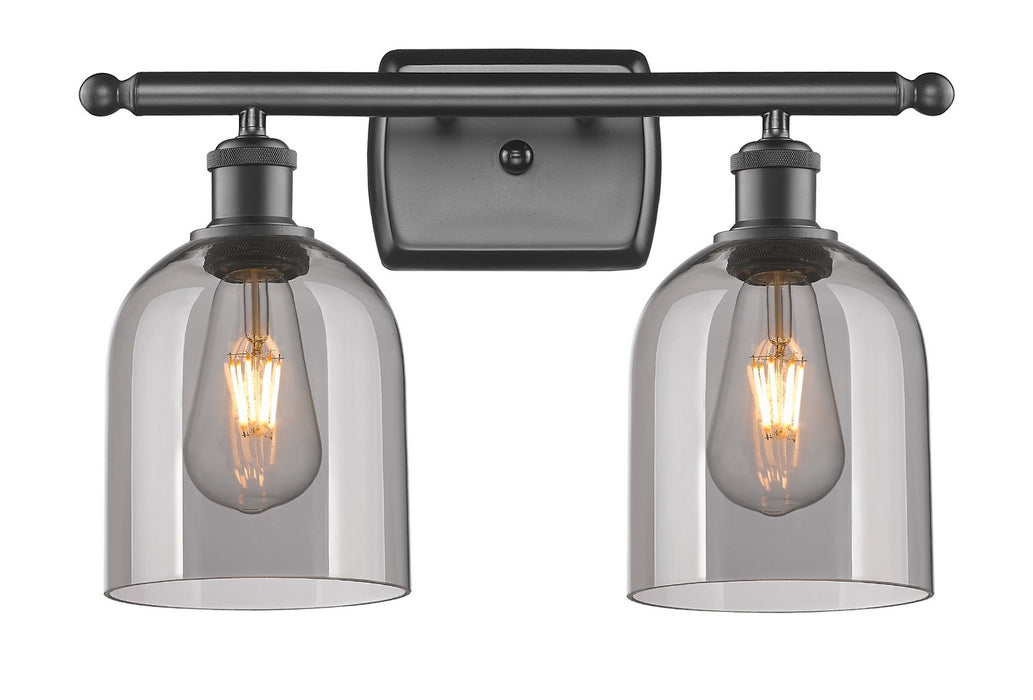 Innovations 516-2W-OB-G558-6SM Two Light Bath Vanity, Oil Rubbed Bronze