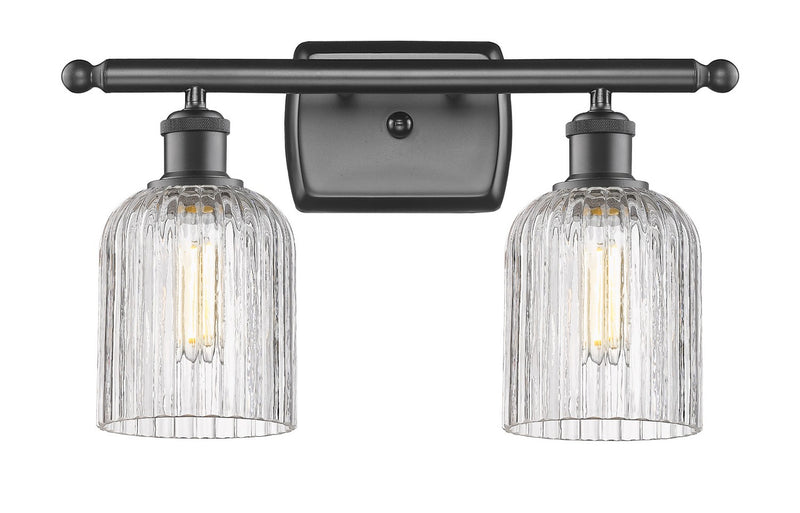 Innovations 516-2W-OB-G559-5CL Two Light Bath Vanity, Oil Rubbed Bronze