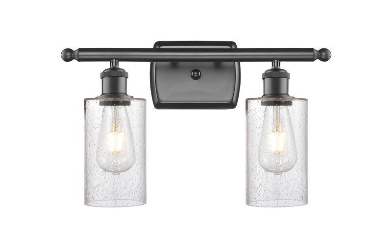Innovations 516-2W-OB-G804 Two Light Bath Vanity, Oil Rubbed Bronze