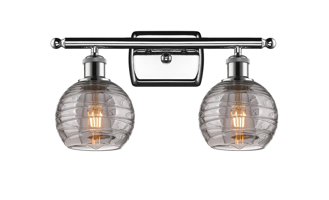 Innovations 516-2W-PC-G1213-6SM Two Light Bath Vanity, Polished Chrome