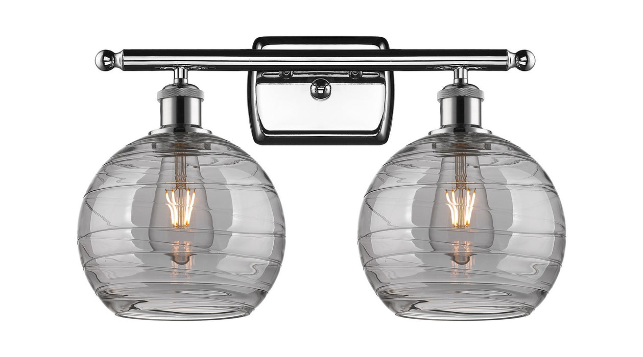 Innovations 516-2W-PC-G1213-8SM Two Light Bath Vanity, Polished Chrome