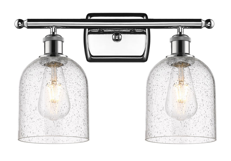 Innovations 516-2W-PC-G558-6SDY Two Light Bath Vanity, Polished Chrome