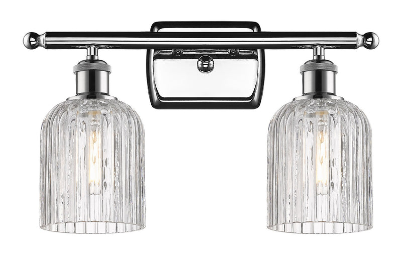 Innovations 516-2W-PC-G559-5CL Two Light Bath Vanity, Polished Chrome