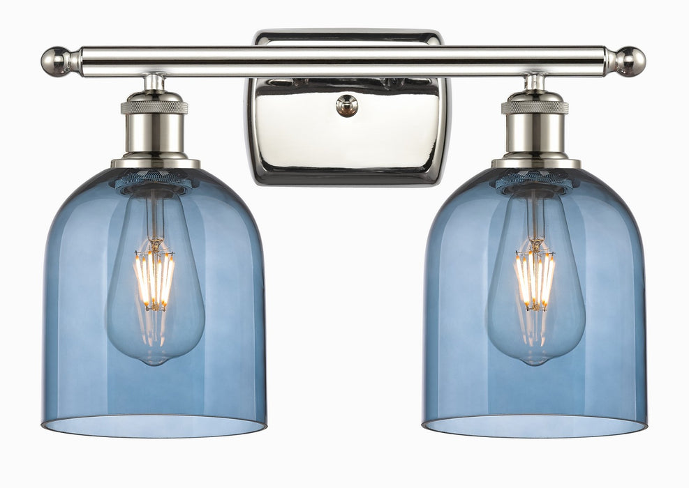 Innovations 516-2W-PN-G558-6BL Two Light Bath Vanity, Polished Nickel
