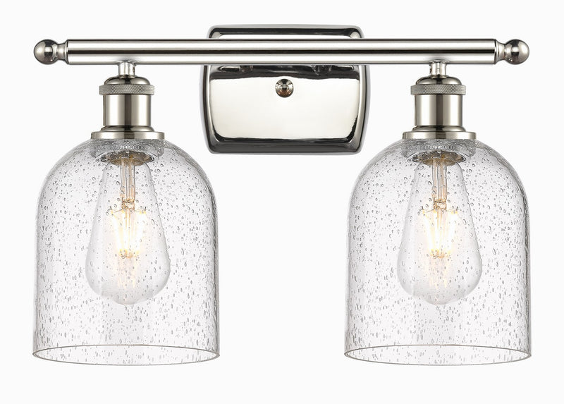 Innovations 516-2W-PN-G558-6SDY Two Light Bath Vanity, Polished Nickel